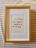 I love you more than kav + jas