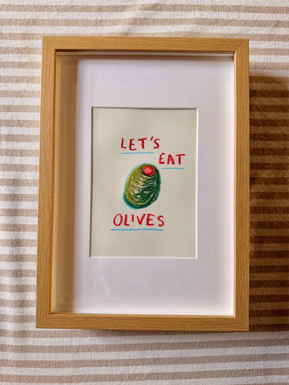 Let’s eat olives