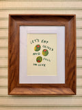 Let’s eat olives and fall in love