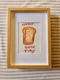 Peanut Butted Toast