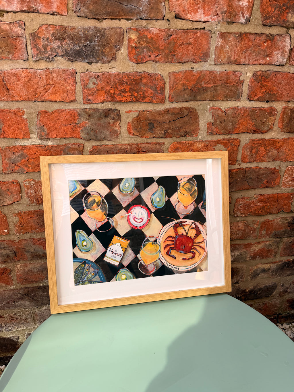 Fish Supper Print A3 Signed