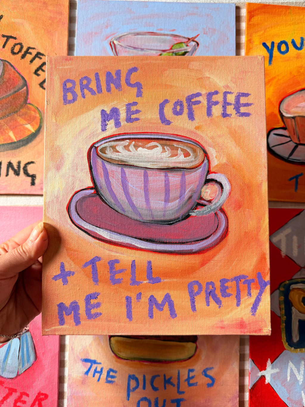 Bring me coffee + tell me I’m pretty