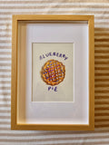 Blueberry pie
