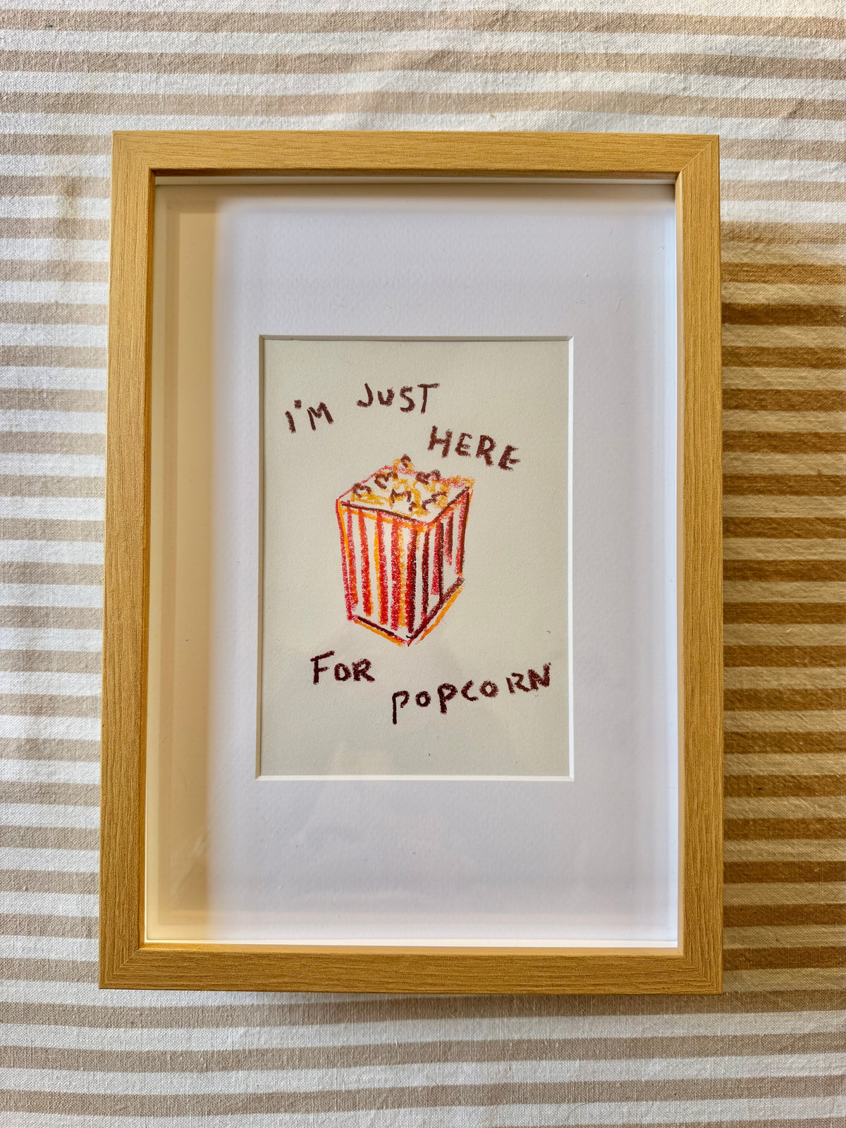 I’m just here for popcorn