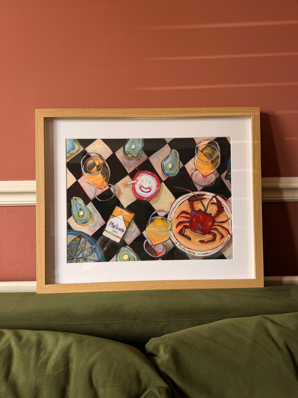 Fish Supper Print A3 Signed